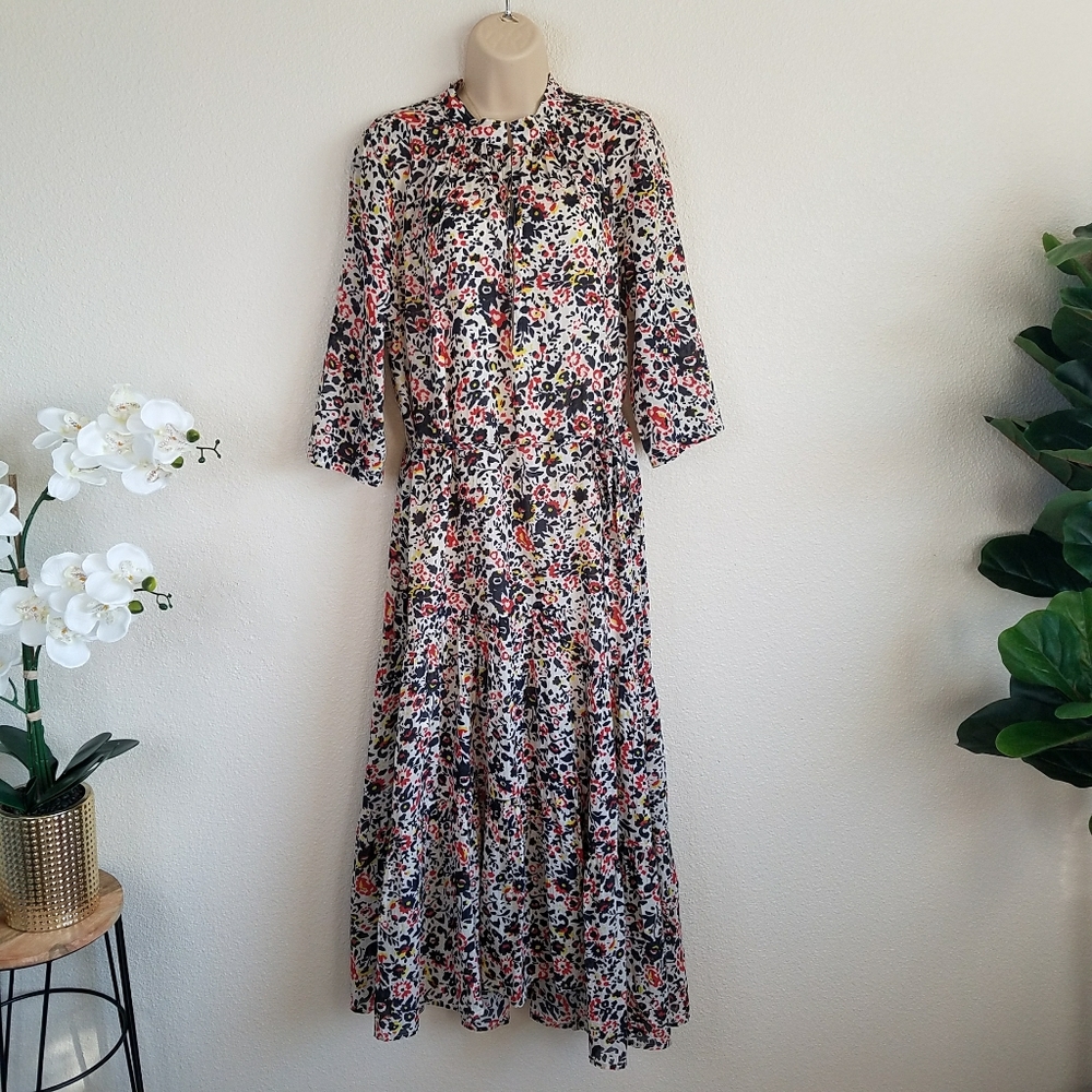 Apiece Apart Antonia Floral Dress